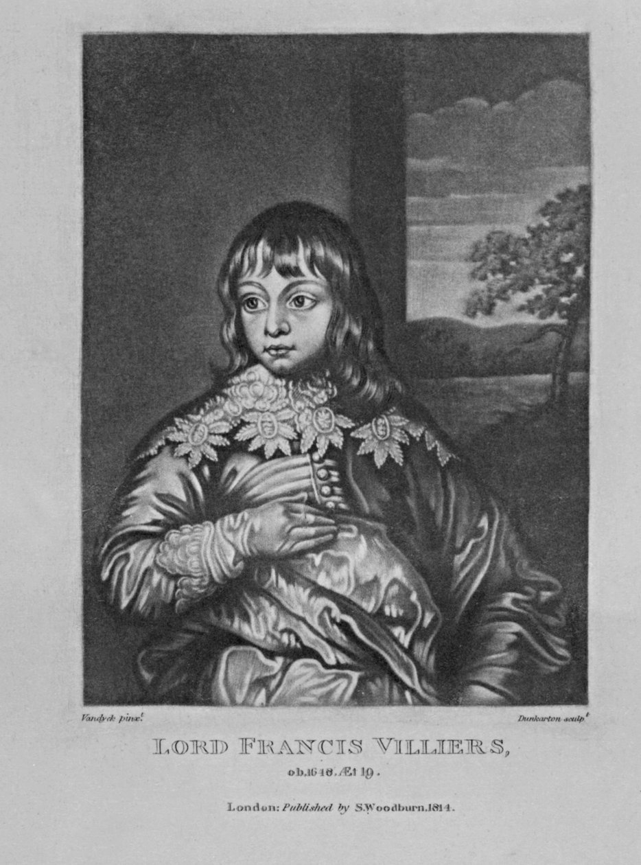 Portrait of Lord Francis Villiers, from 