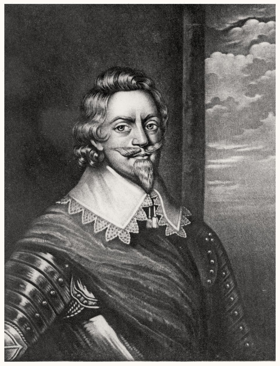 Portrait of Patrick Ruthven, Earl of Brentford (engraved by Richard Earlom and Charles Turner) from Illustrious Characters in British History by English School