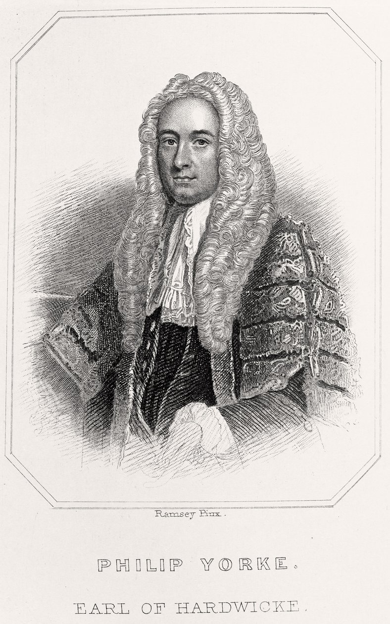Portrait of Philip Yorke, Earl of Hardwicke by English School