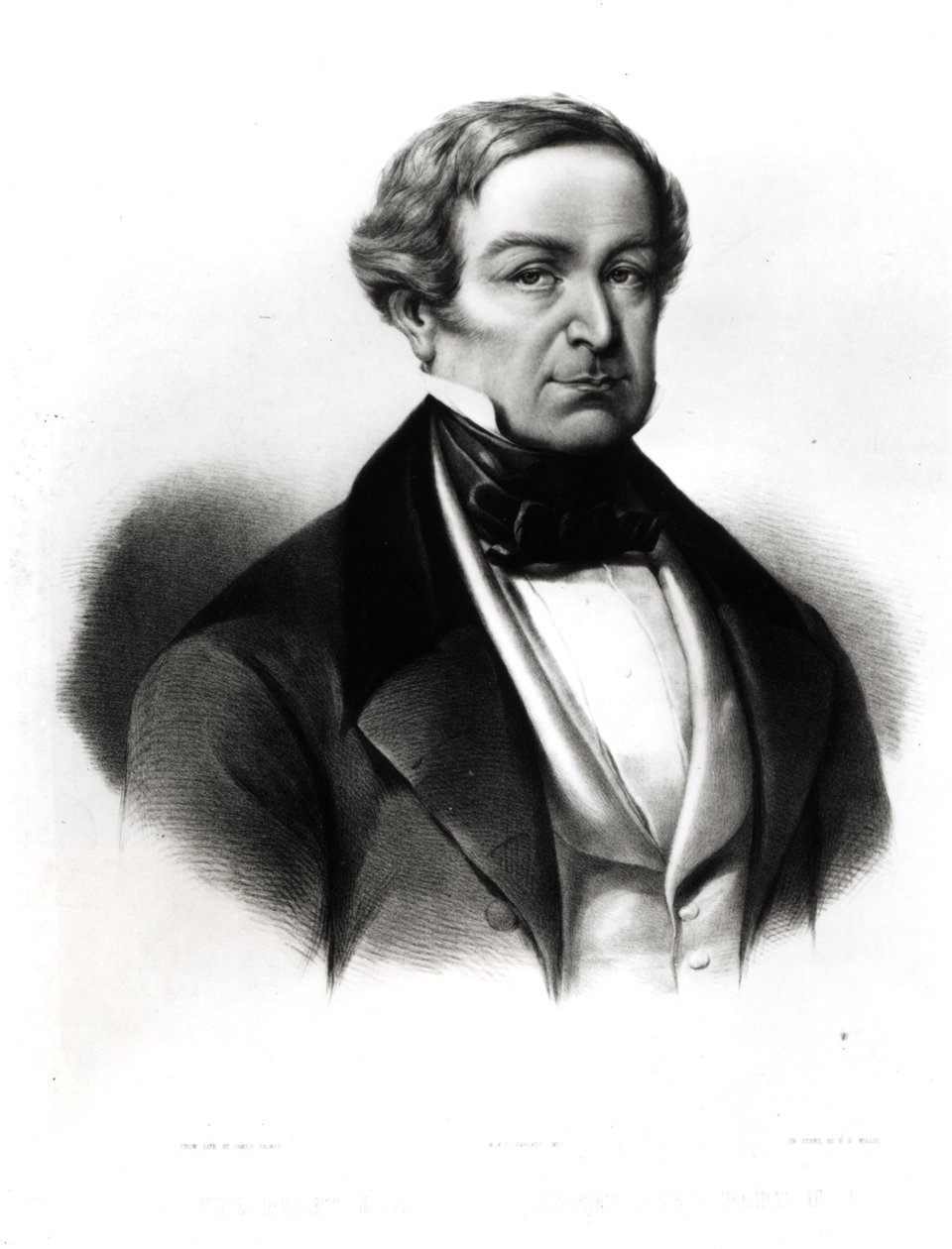 Portrait of Sir Robert Peel (1788-1850), Engraved by Henry Brittan Willis (1810-84) by English School