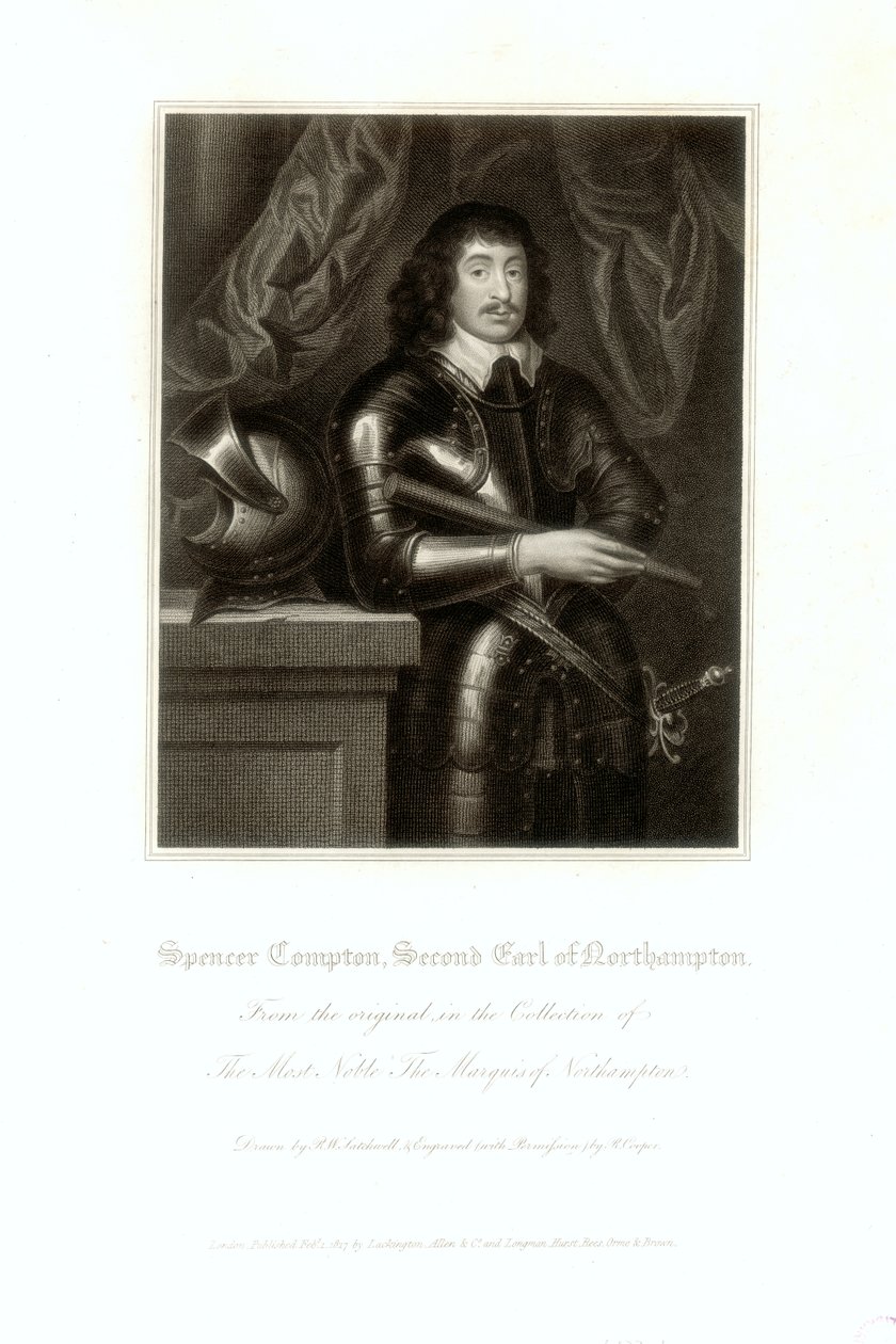 Portrait of Spencer Compton, 2nd Earl of Northampton by English School