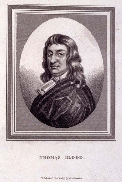 Portrait of Thomas Blood, pub. by G. Smeeton by English School