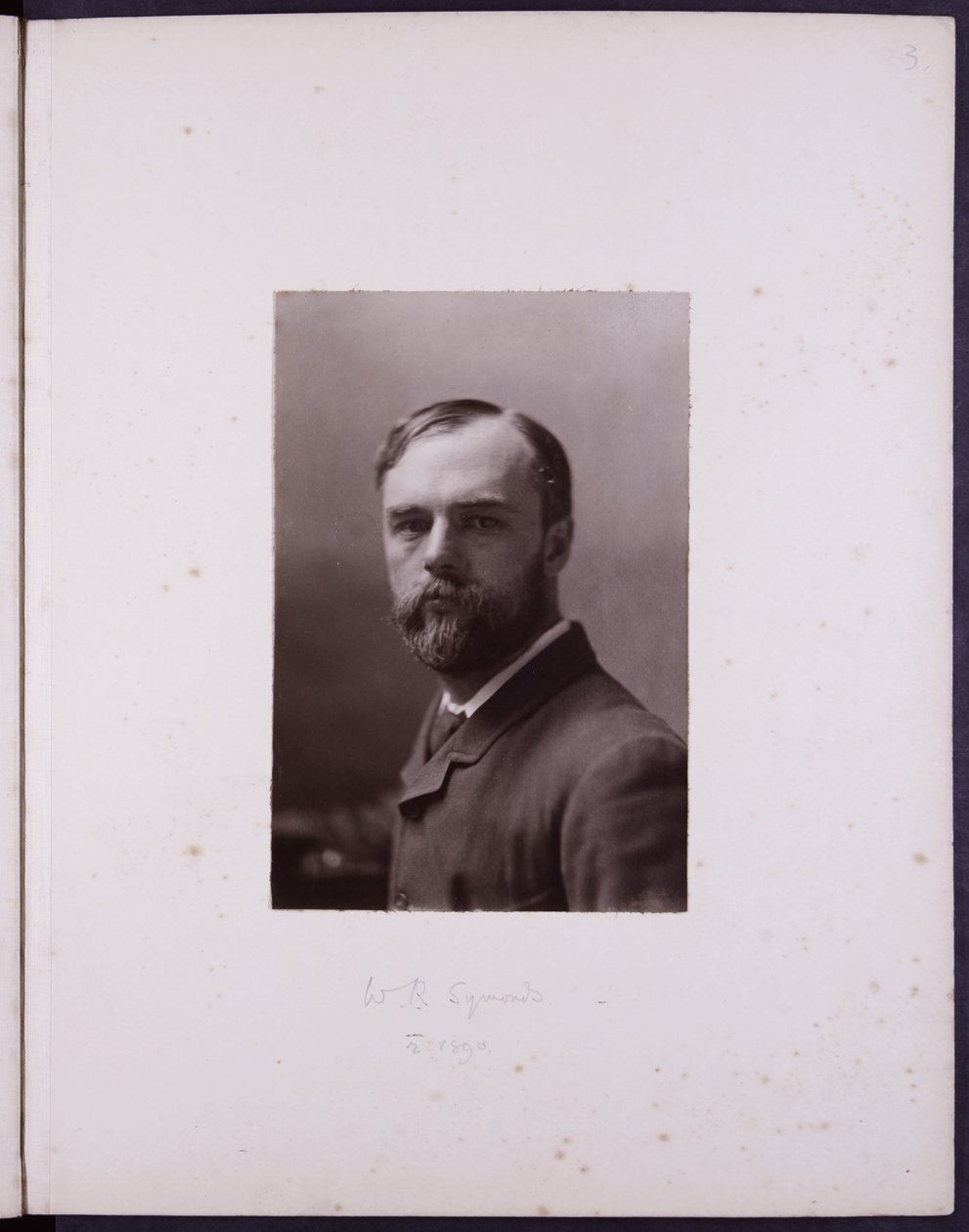 Portrait of WR Symonds, c.1900 by English School