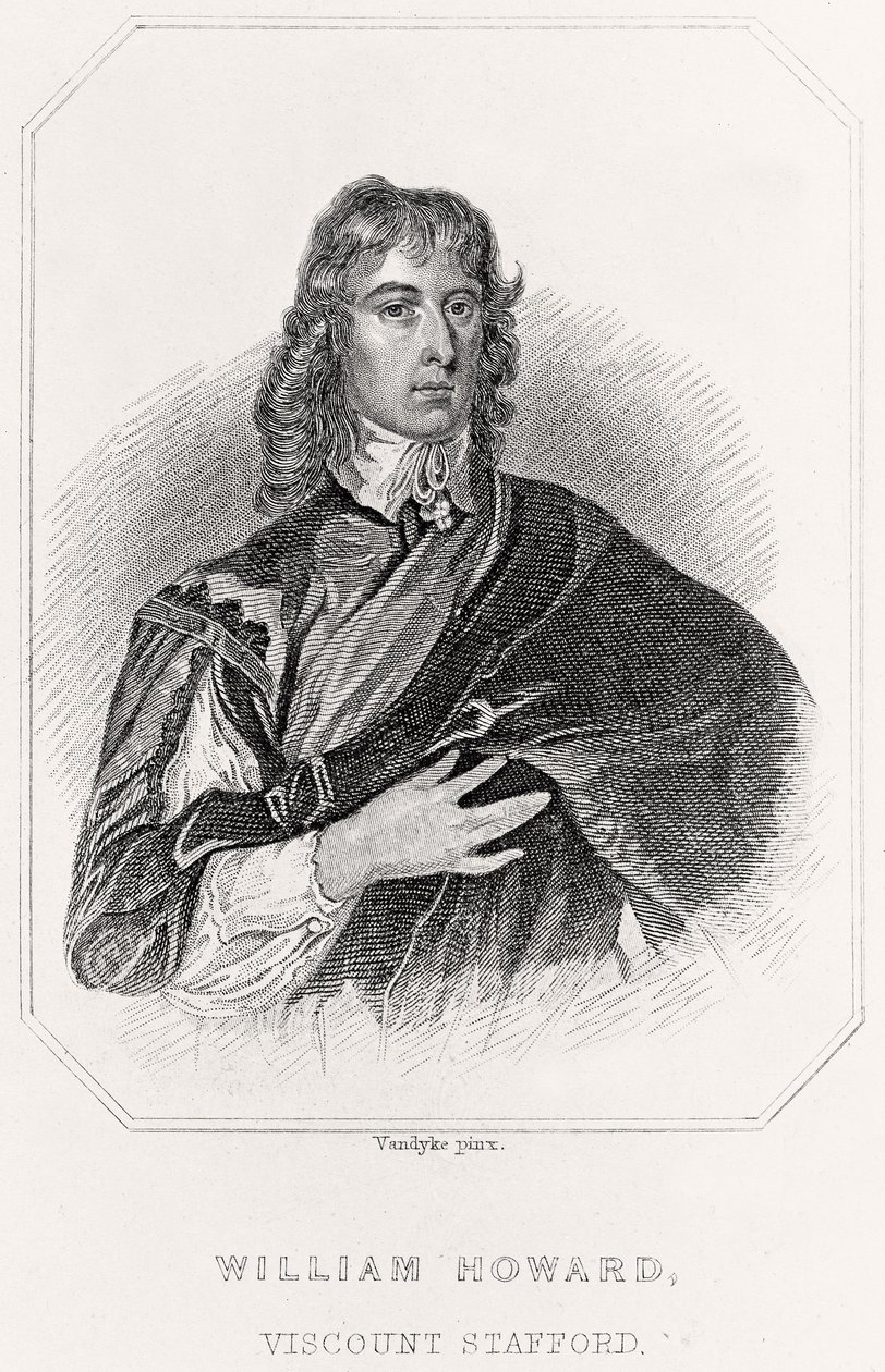 Portrait of William Howard, Viscount Stafford by English School