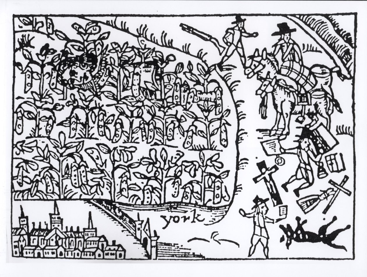 Prince Rupert Hiding in a Bean Field at the Battle of Marston Moor on 2nd July 1644 by English School