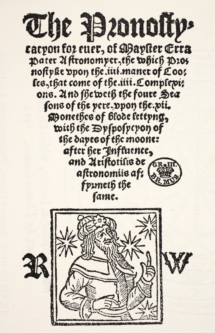Prognostication for ever by Erra Pater by English School