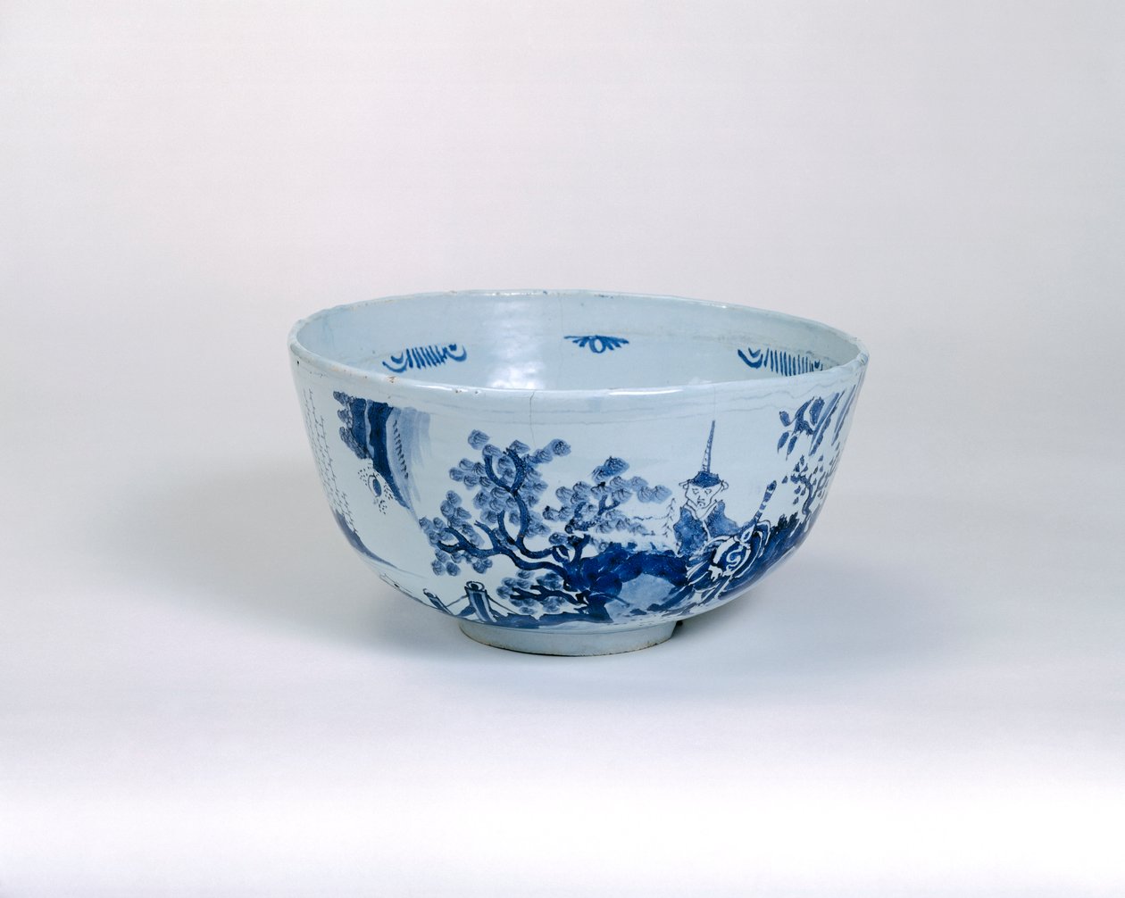 Punch bowl, possibly made in Brislington, c.1675-1700 by English School