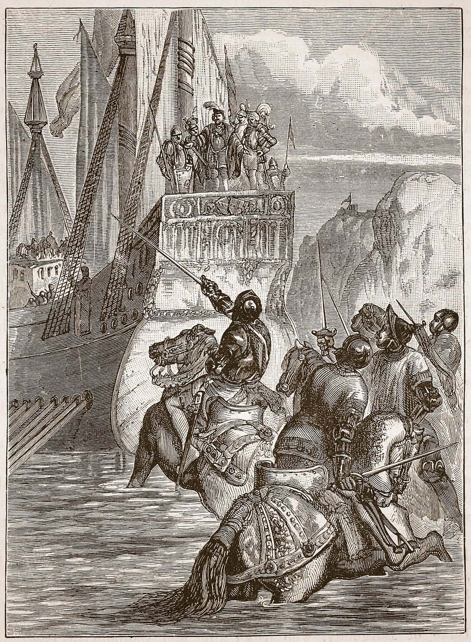 Reception of the Emperor Sigismund (Illustration from Cassell