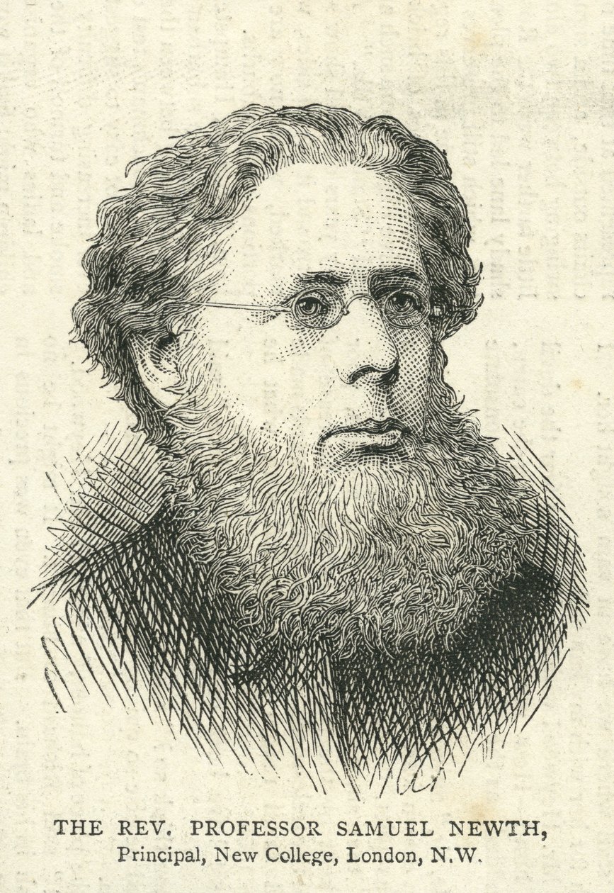 Rev Samuel Newth (1821-98), Illustration from The Graphic July 10th, 1875 by English School