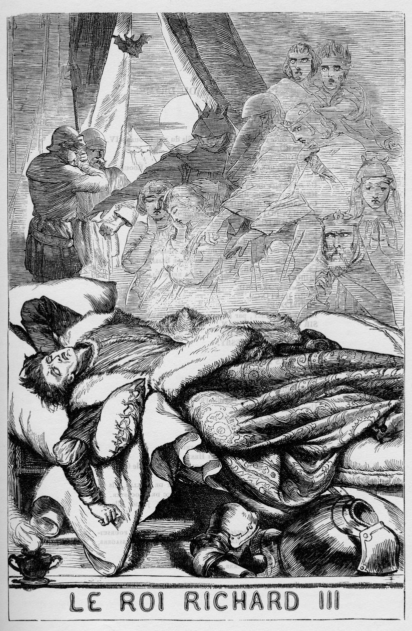 Richard III (The Life and Death of Richard the Third) - Illustration in Completes de William Shakespeare 1866 - The illustrations and general form of this edition are borrowed from Cassell