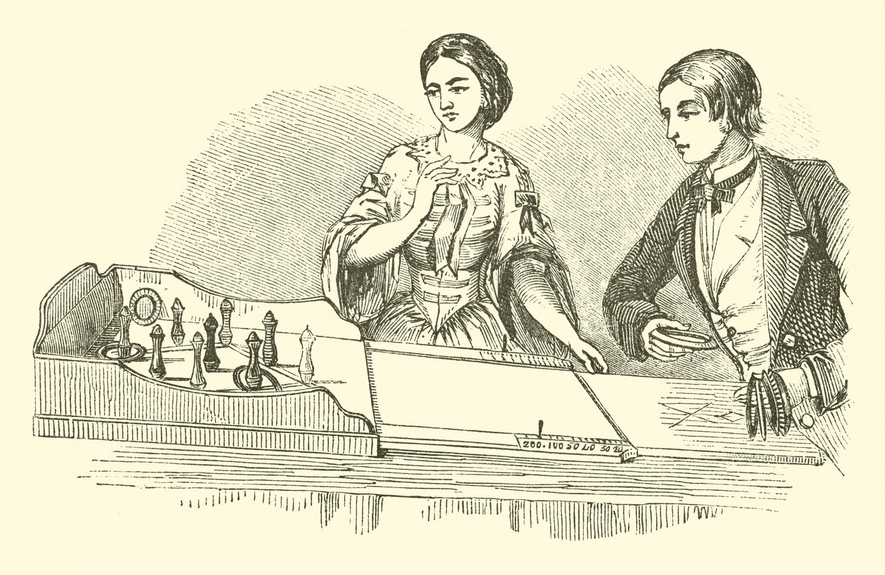 Ringolette, or Parlour Quoits by English School