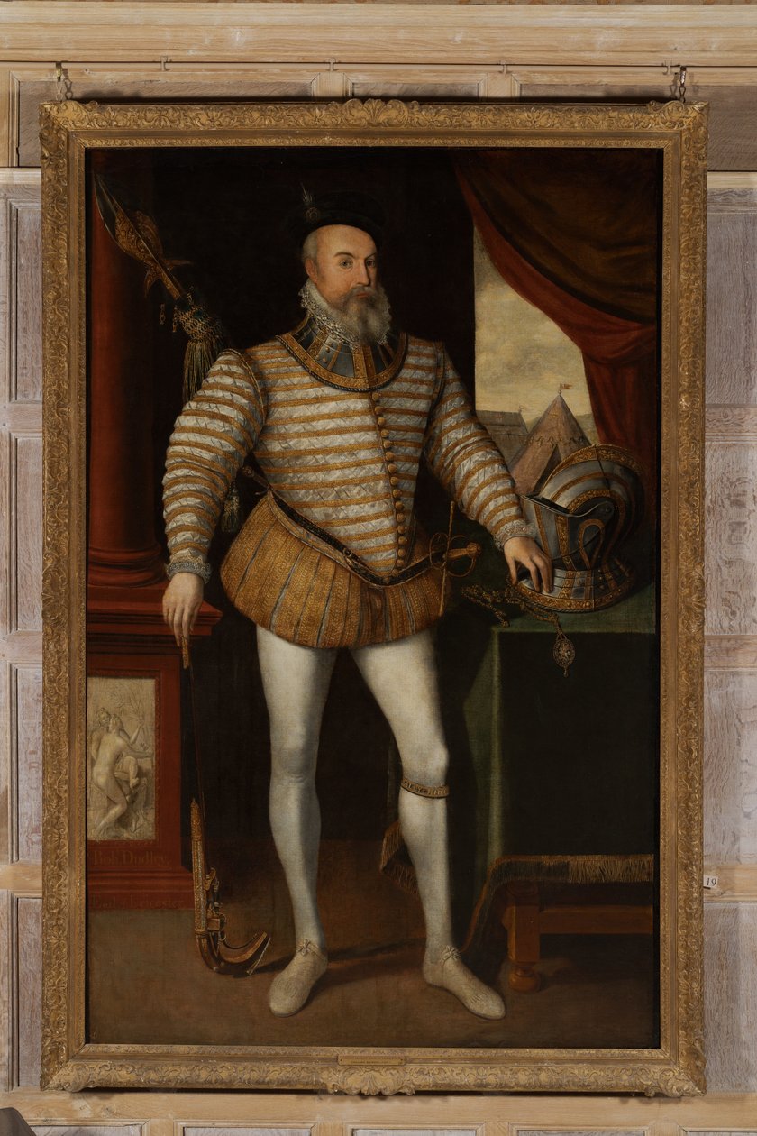Robert Dudley, Earl of Leicester, c.1532-88 by English School