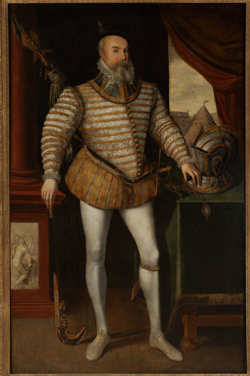 Robert Dudley, Earl of Leicester, c.1532-88 by English School