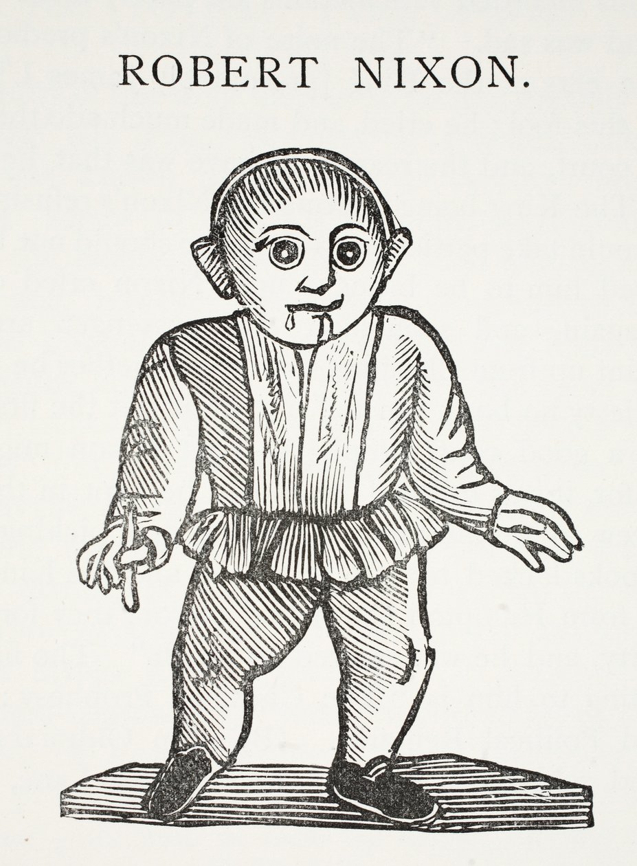 Robert Nixon, illustration from Chap-books of the Eighteenth Century by John Ashton, pub. 1882 by English School