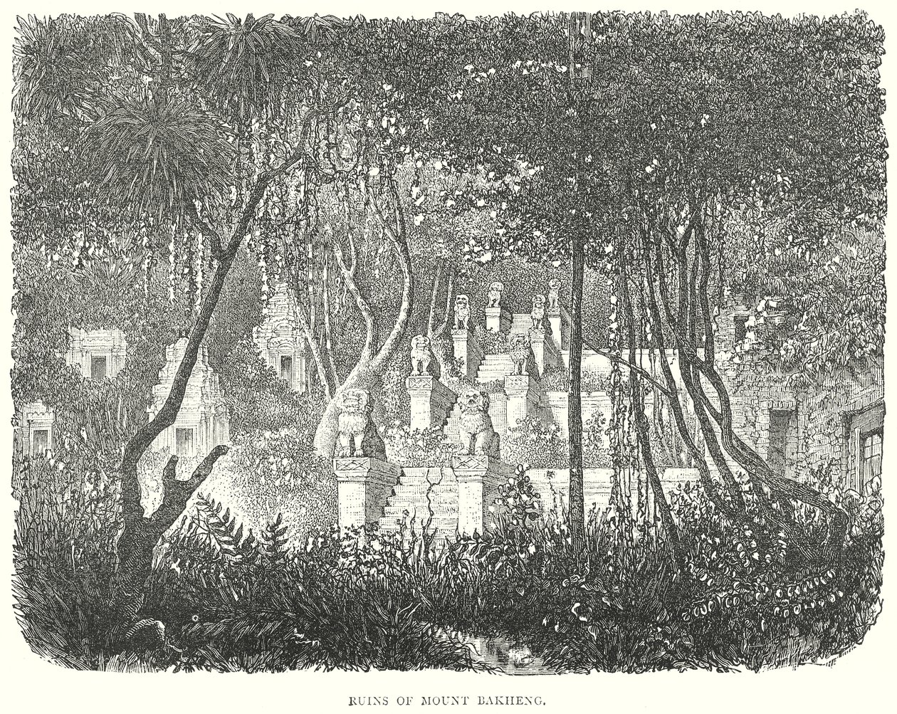 Ruins of Mount Bakheng by English School