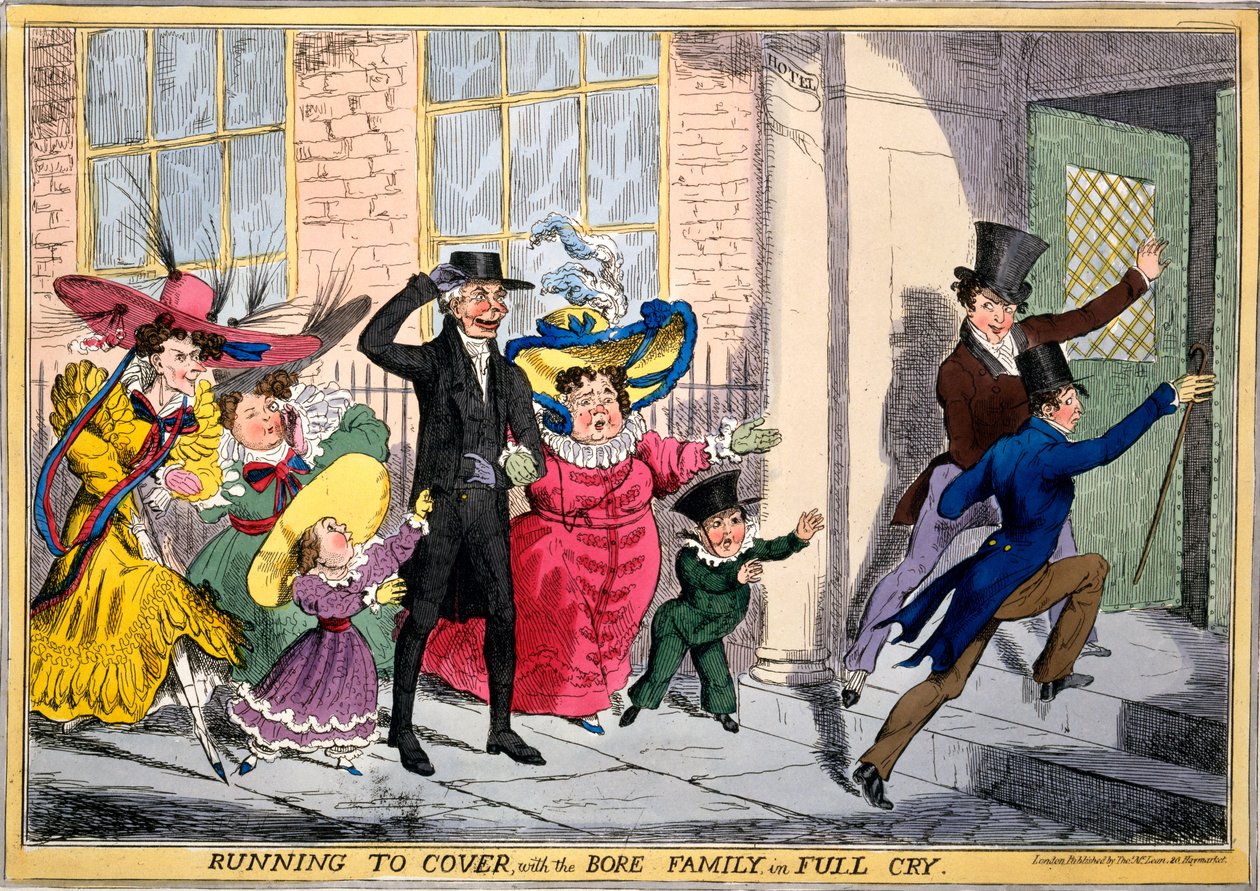 Running to Cover with the Bore Family in Full Cry, c.1830 by English School