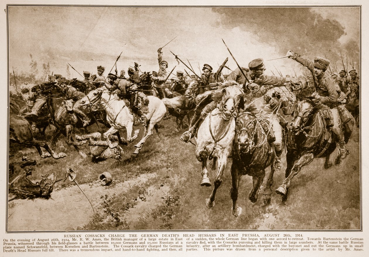 Russian Cossacks Charge The German Death