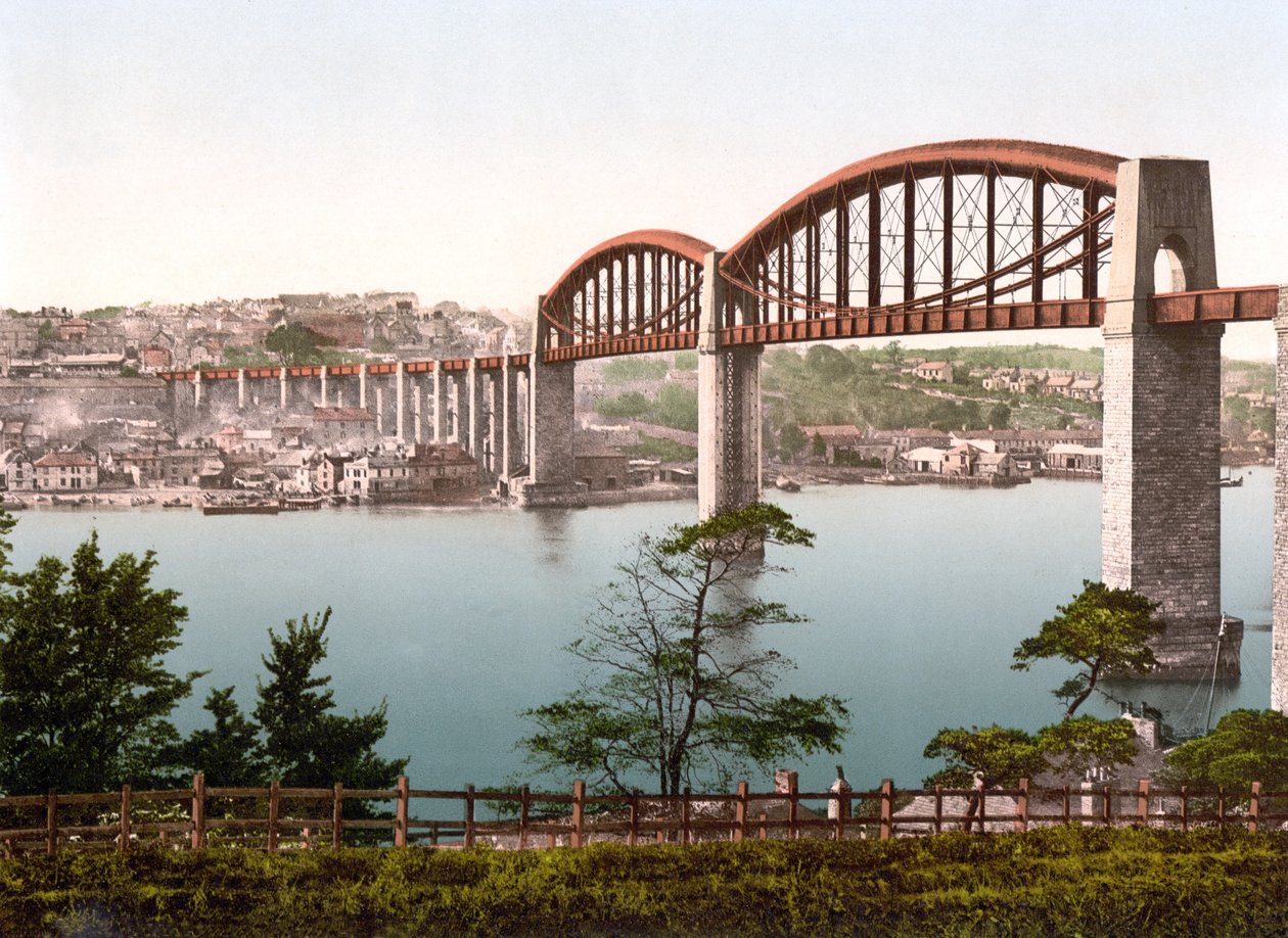 Saltash Bridge, Plymouth by English School