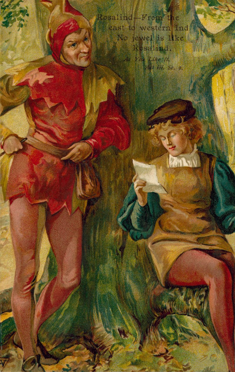 Scene from As You Like It by William Shakespeare by English School