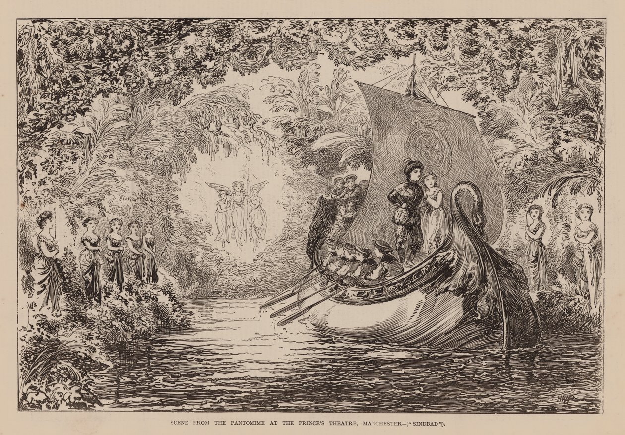 Scene from the Pantomime at the Prince