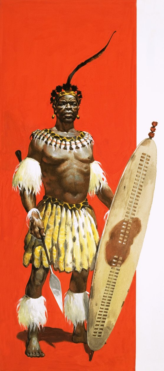 Shaka, the Zulu warrior by English School