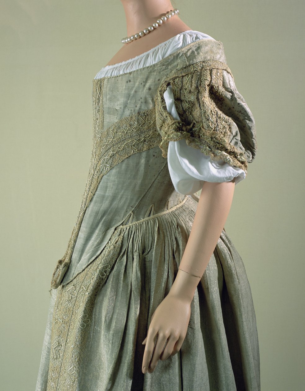 Silver-Tissue Dress, 1660s by English School