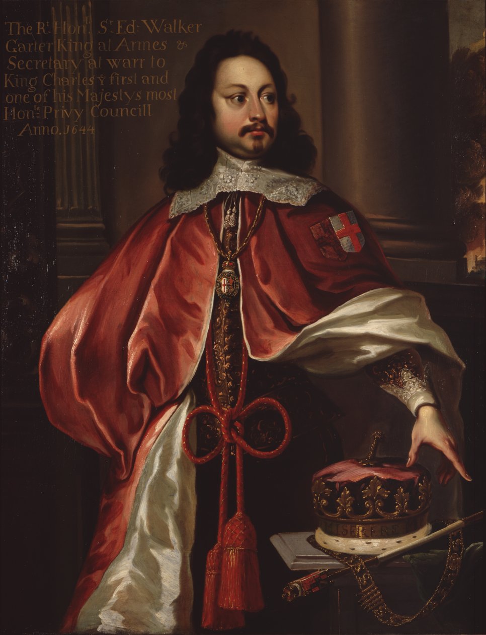 Sir Edward Walker (1611-1677), Garter King of Arms, Late 17th Century by English School