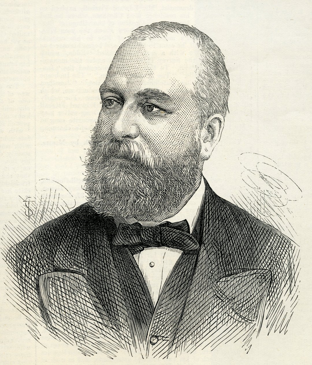 Sir Francis Philip Cunliffe-Owen (1828-94) from The Illustrated London News November 8th, 1873 by English School