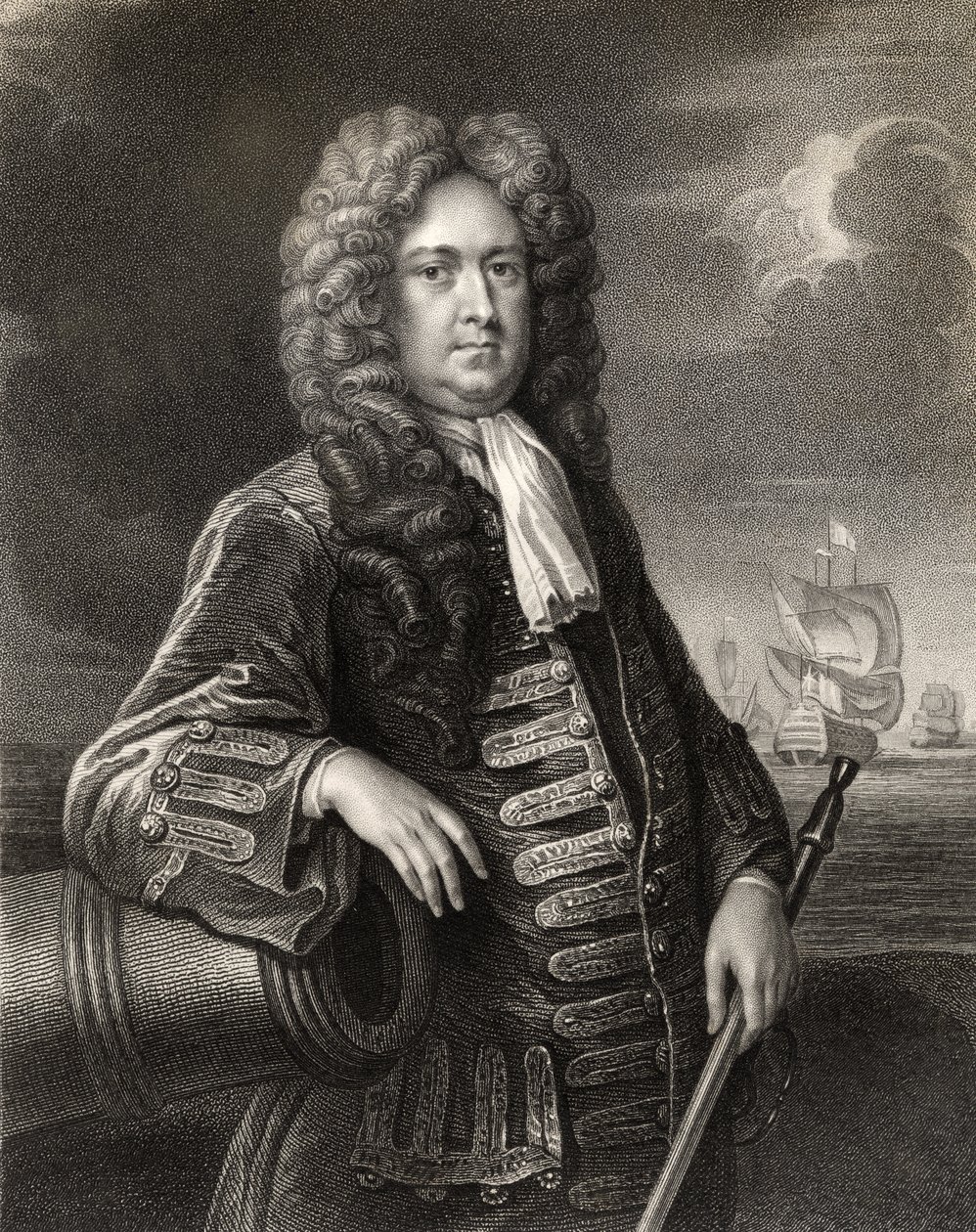 Sir George Rooke, Engraved by W. Holl, from 'The National Portrait ...