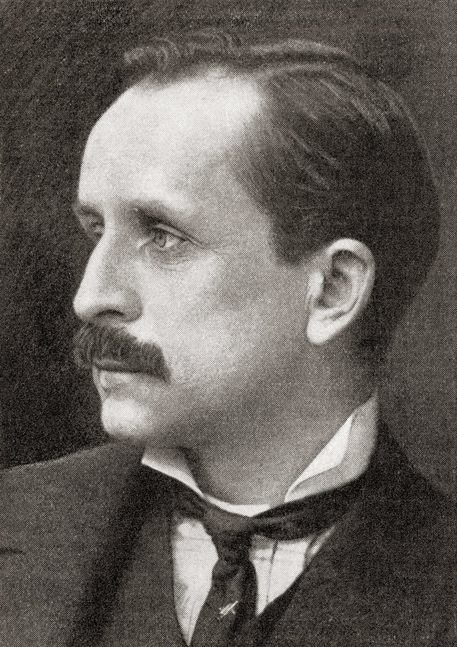 Sir James Matthew Barrie, from the magazine The World and His Wife, published 1907 by English School