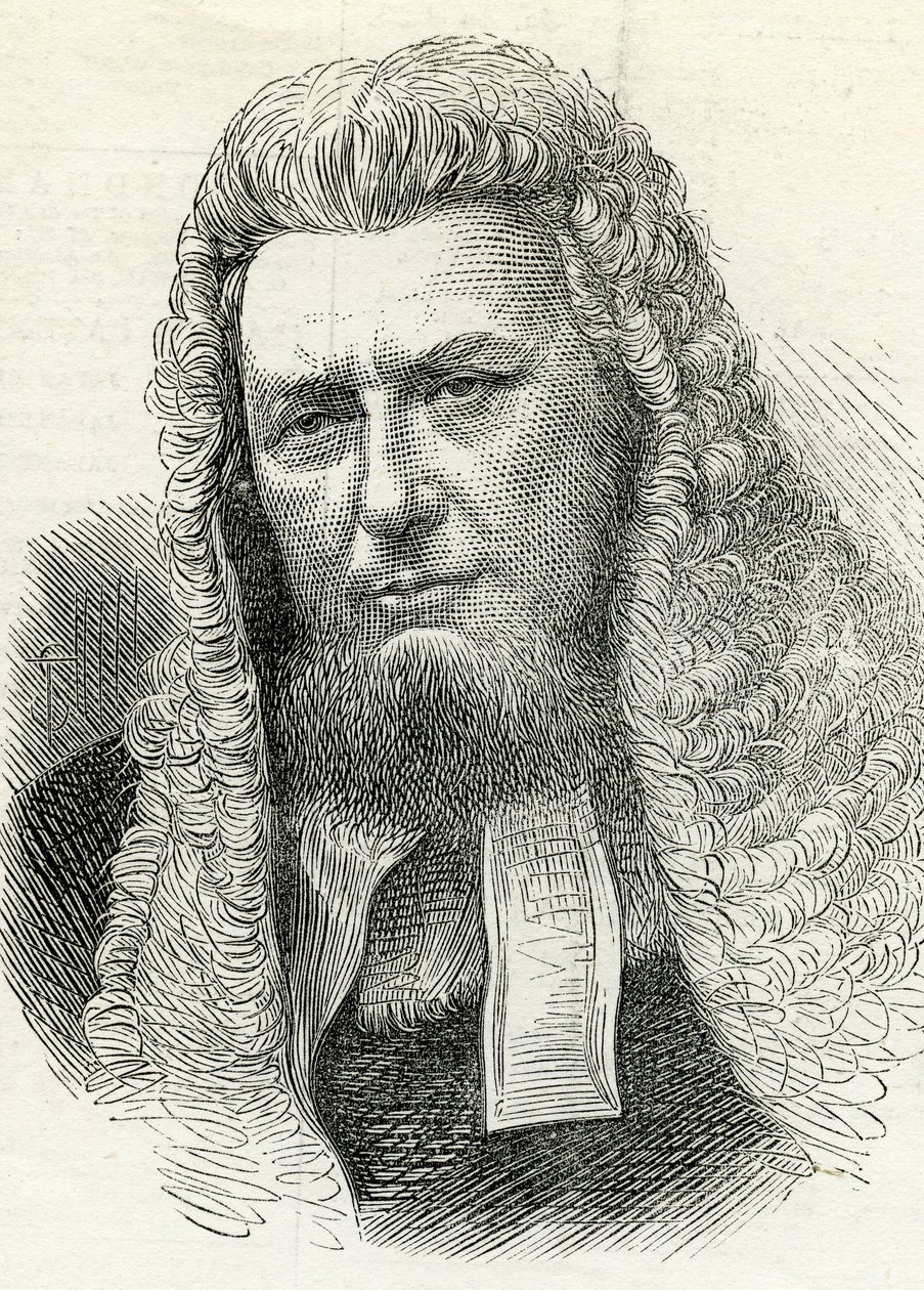 Sir Richard Paul Amphlett from The illustrated London News 7th February, 1874 by English School