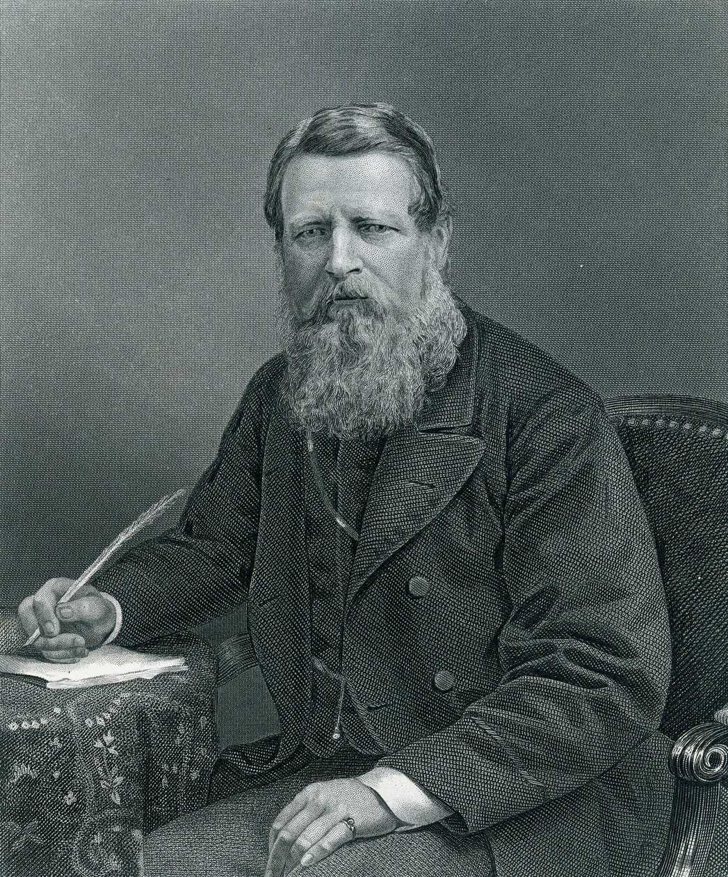 Sir Stafford Henry Northcote (1818-87) by English School