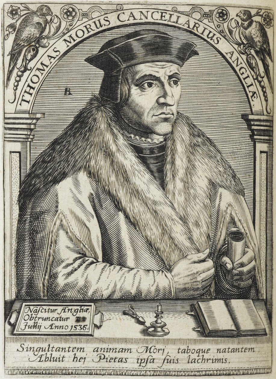 Sir Thomas More, Saint, illustration from 