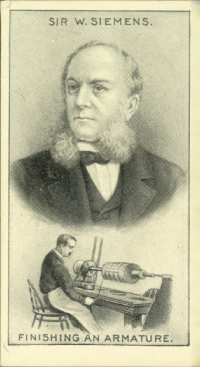 Sir W Siemens, Finishing an Armature by English School