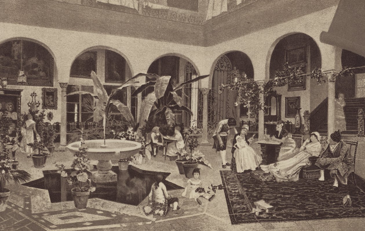 Spanish Interior by English School