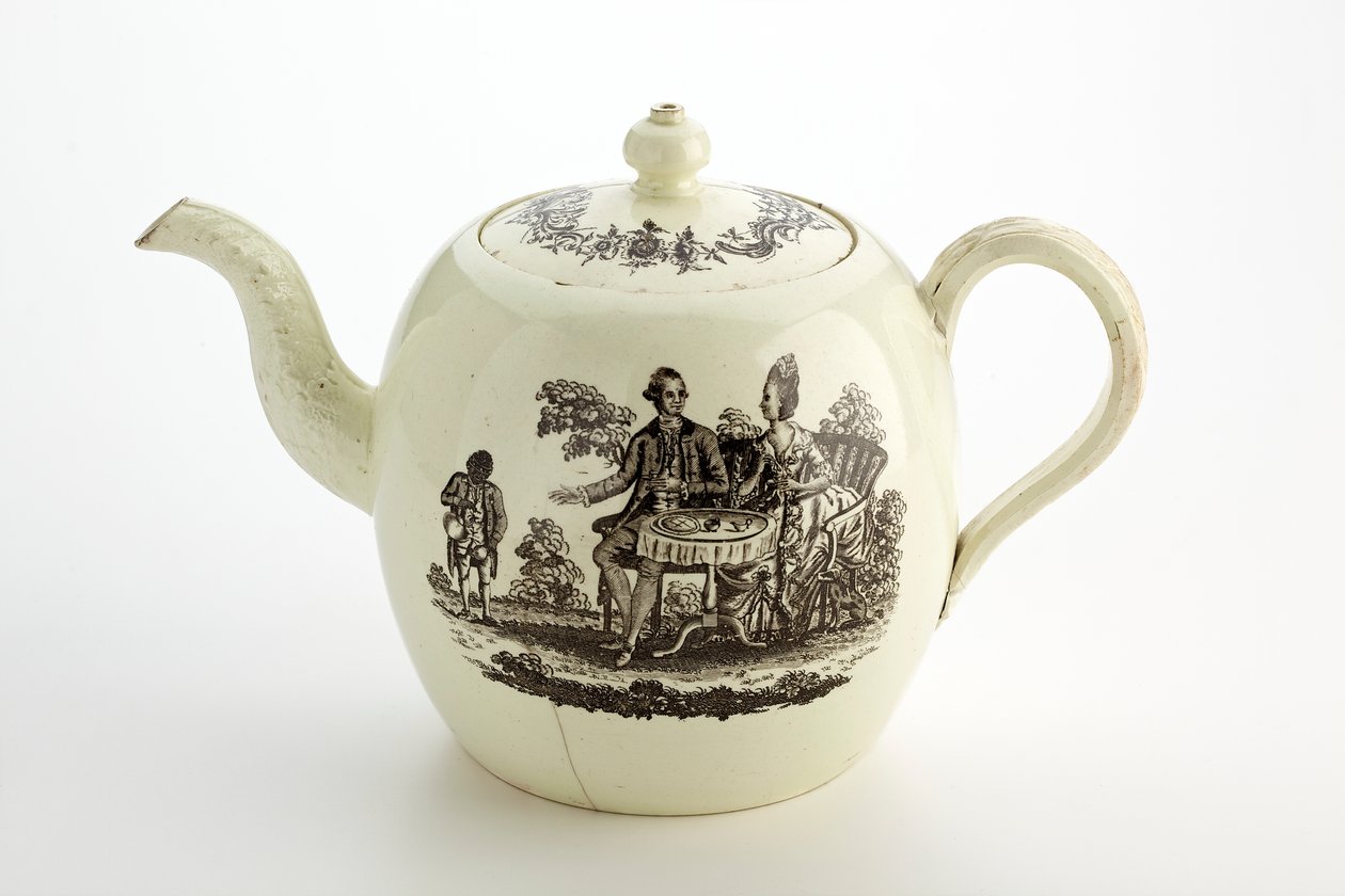 Staffordshire Wedgwood teapot, c.1775-85 by English School