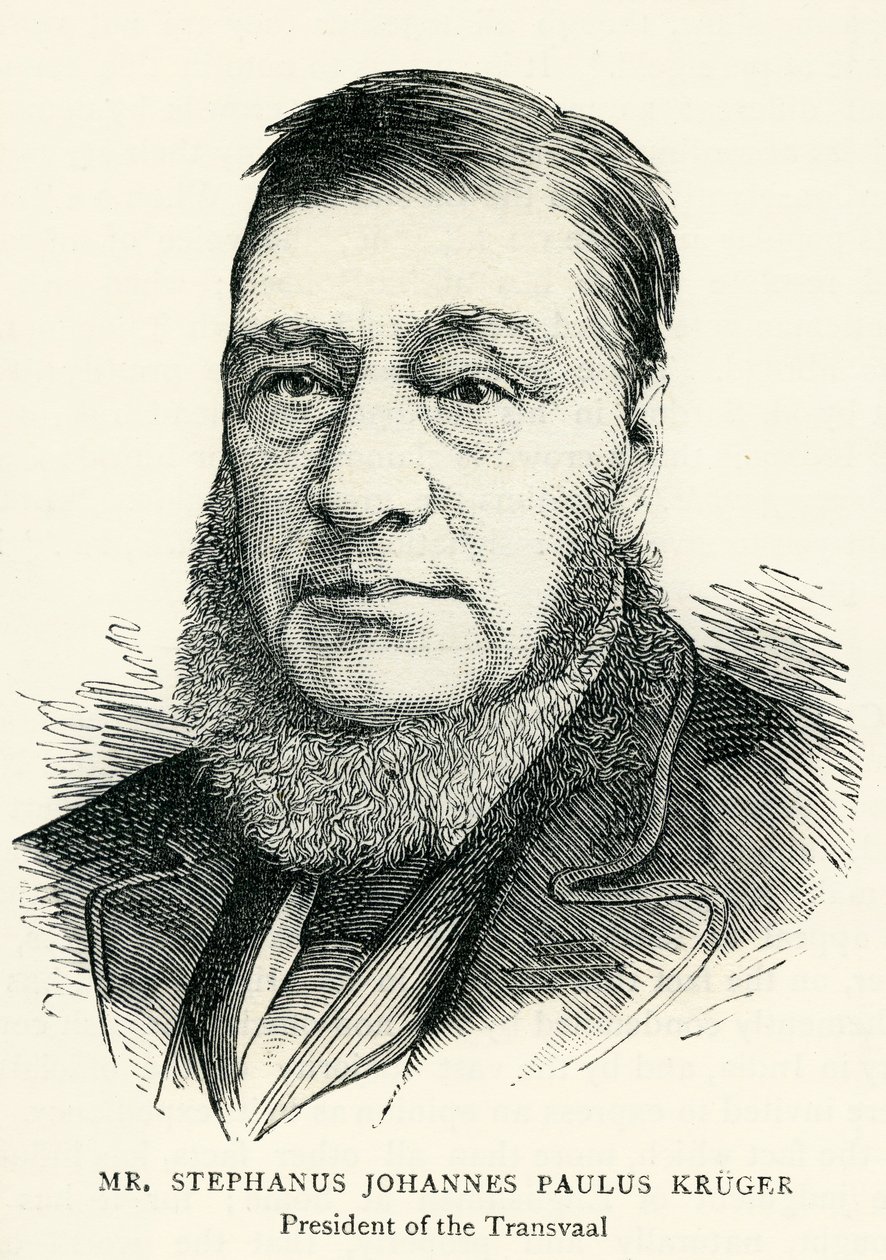 Stephanus Johannes Paulus Kruger (1825-1904) Illustration for The Graphic by English School