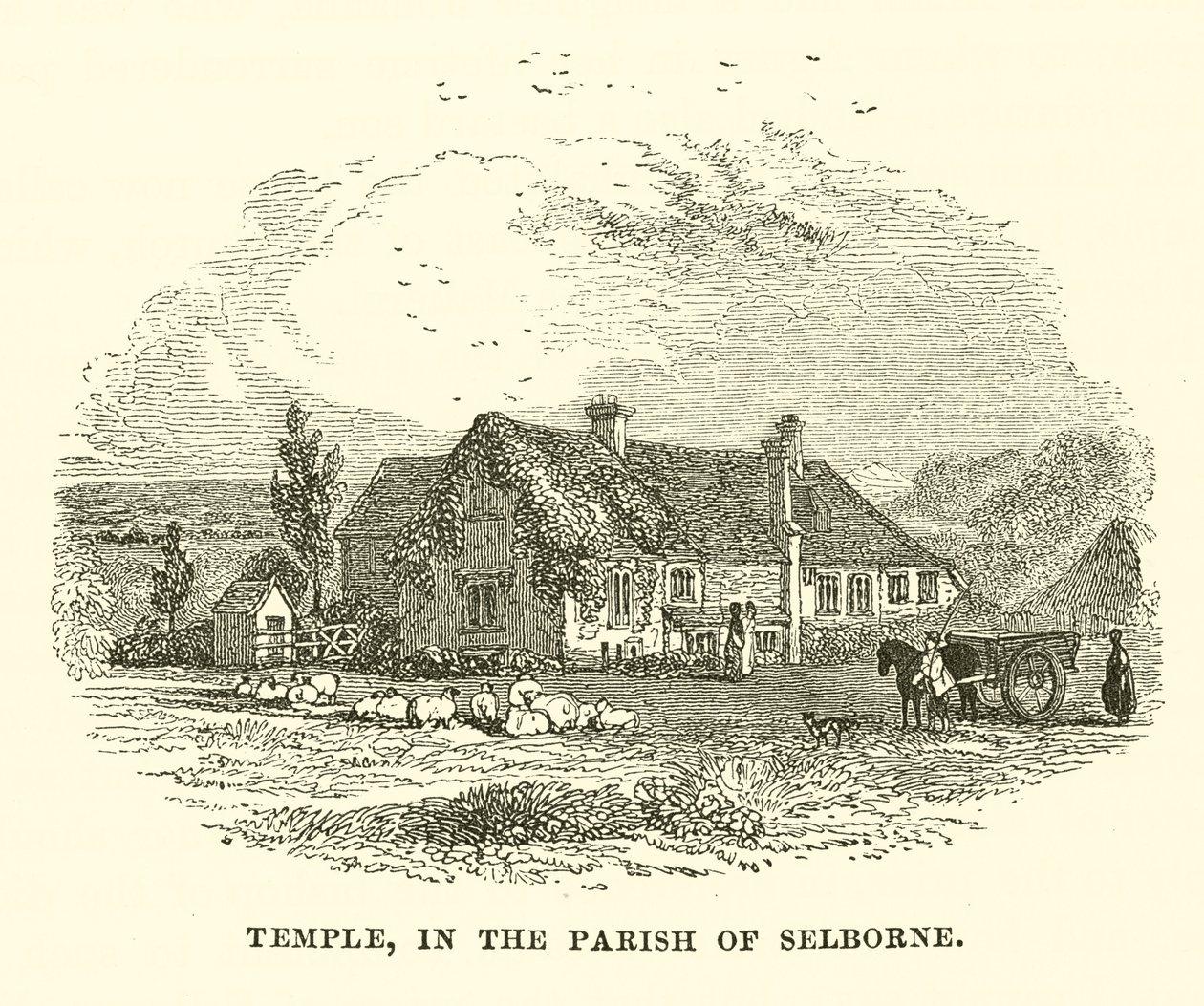 Temple, In the Parish of Selborne by English School