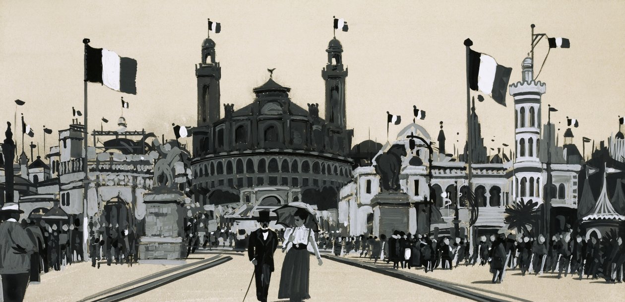 The Algerian Section of the International Exhibition Held in Paris in 1900 by English School