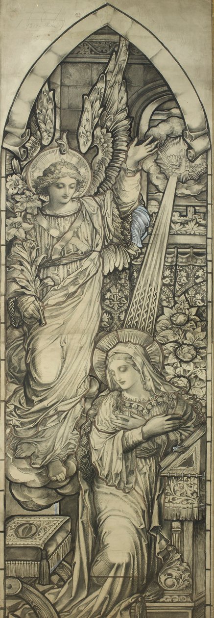 The Annunciation, workshop of Heaton, Butler & Bayne, c.1900 by English School