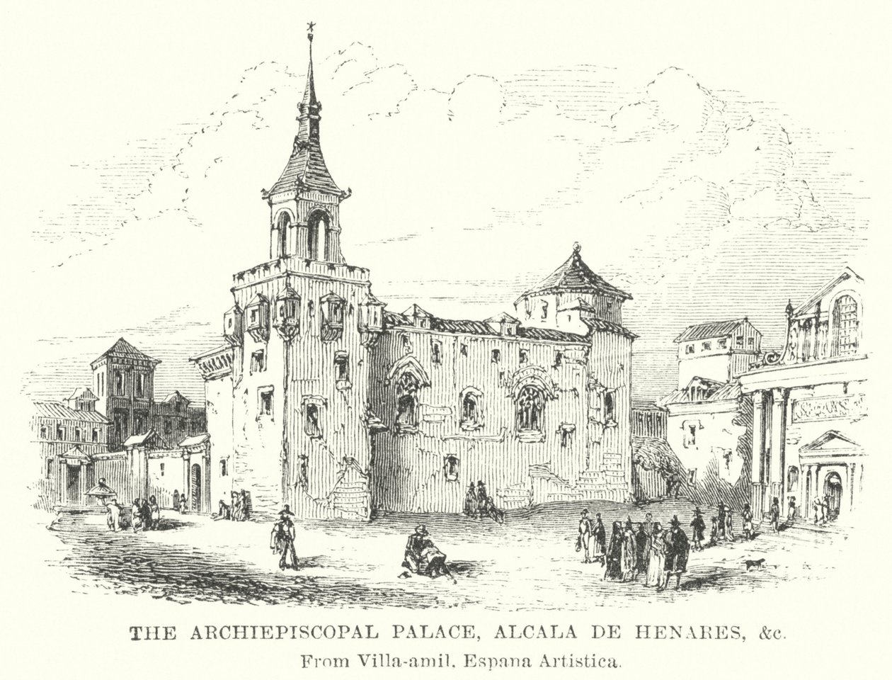 The Archiepiscopal Palace, Alcala de Henares by English School
