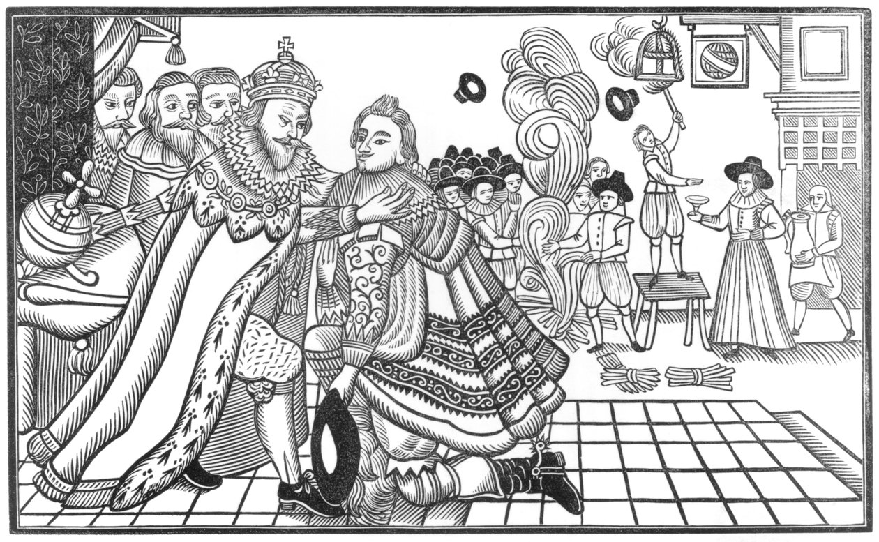 The Arrival of His Majesty Charles Prince of Wales at the Spanish Court, 1623 by English School