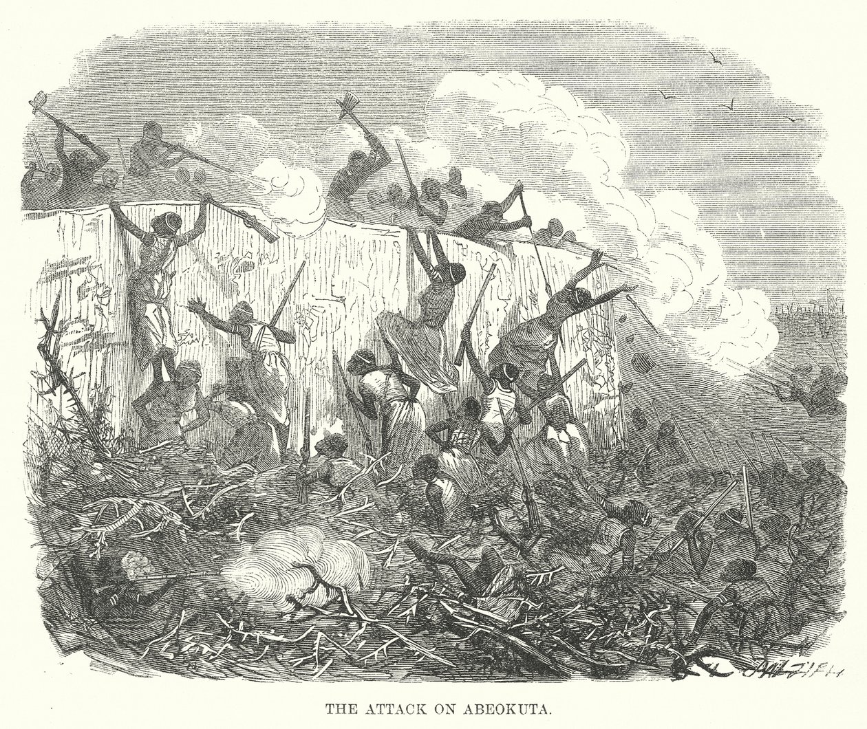 The Attack on Abeokuta by English School