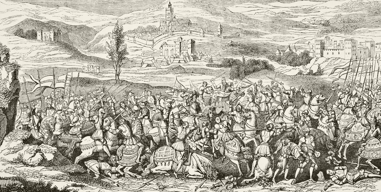 The Battle of the Spurs, August 16 1513, from 