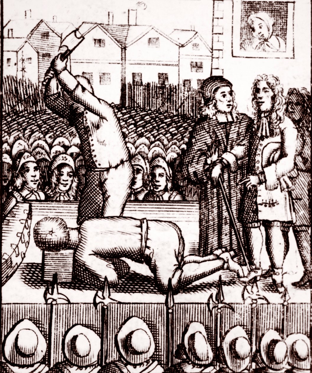 The Beheading of the Duke of Monmouth at Tower Hill, 15th July 1685 by English School