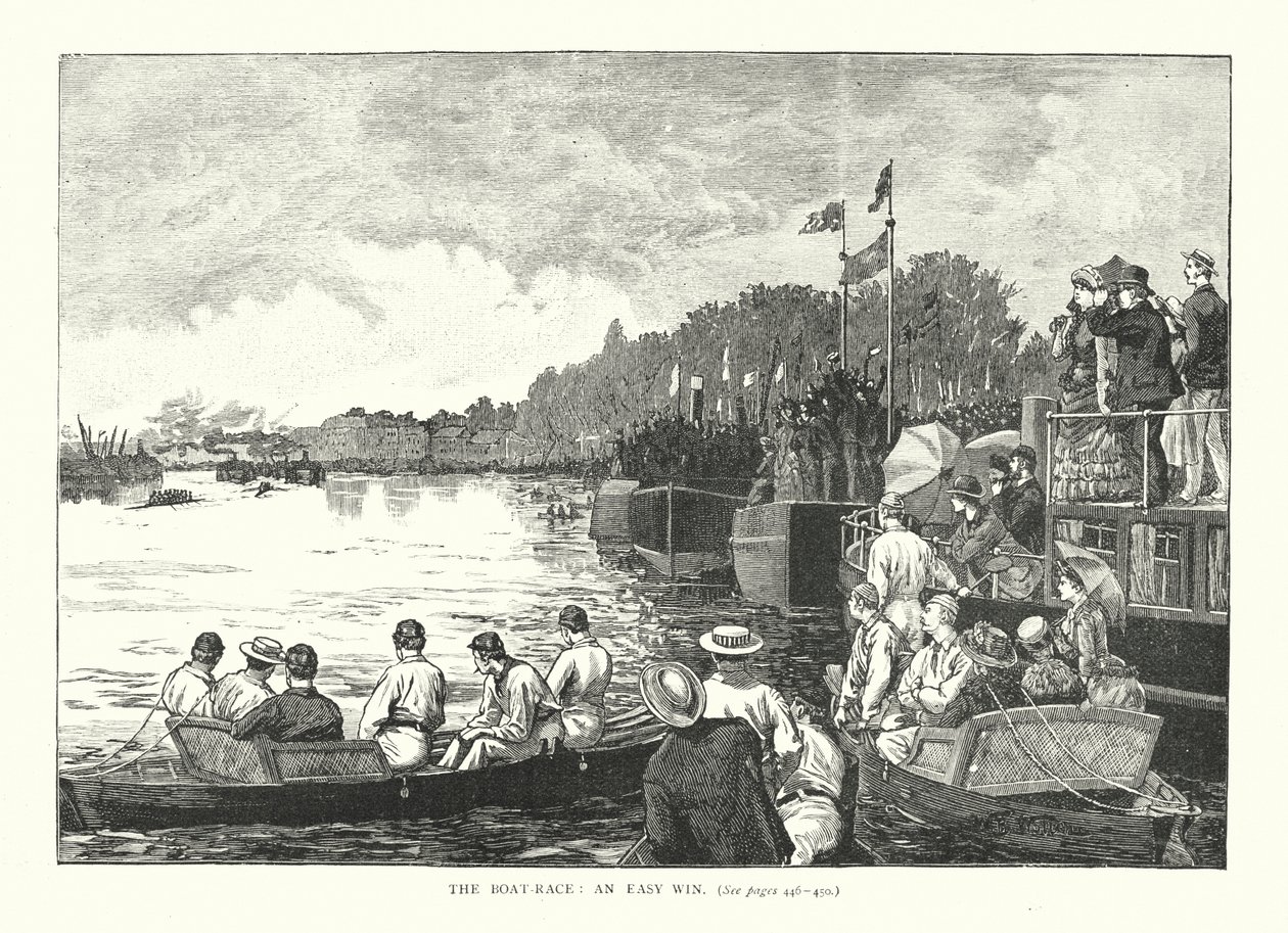 The Boat-Race, An Easy Win by English School