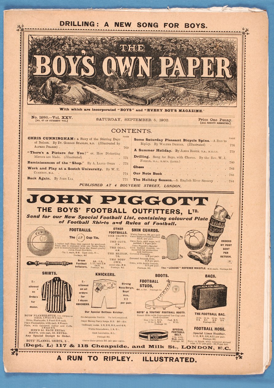 The Boys Own Paper, 1903 by English School