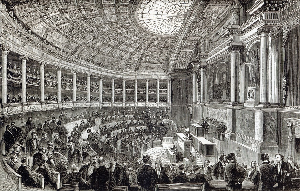 The Chamber of Deputies, Paris, from 