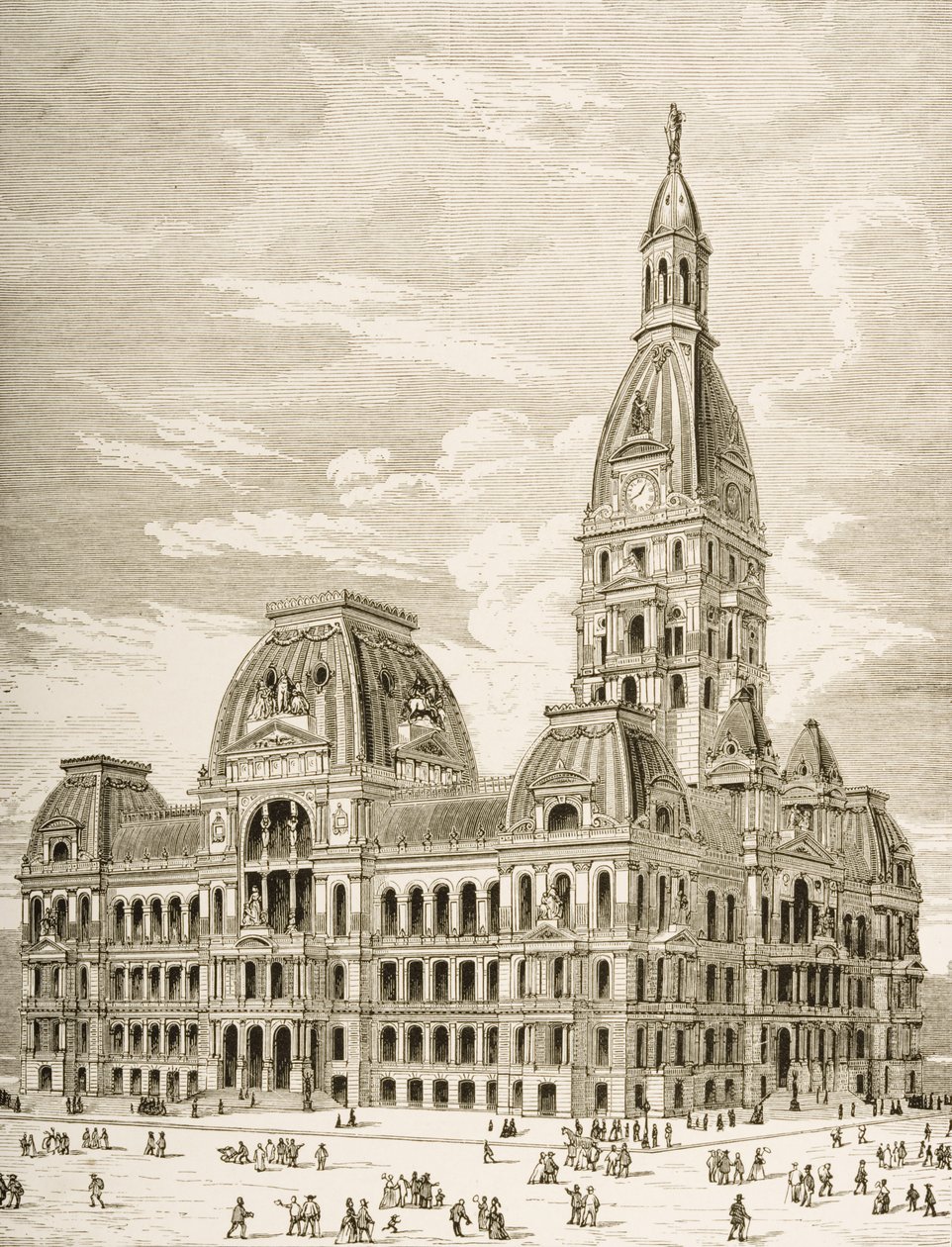 The City Hall, Chicago, from 