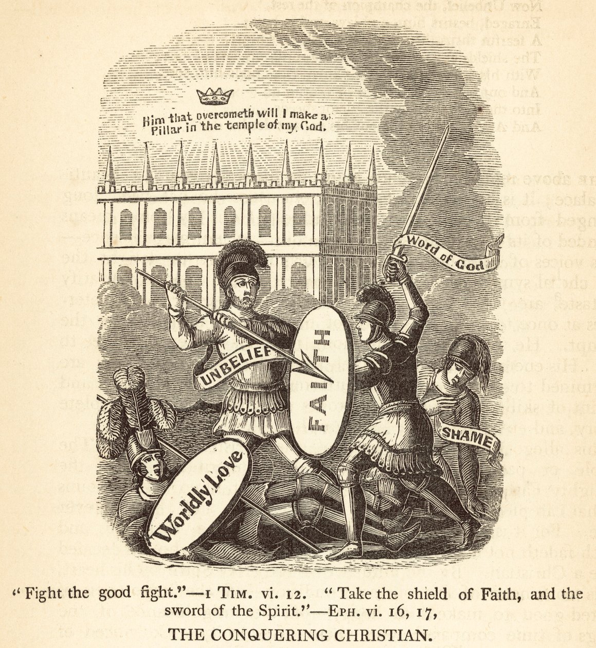 The Conquering Christian by English School